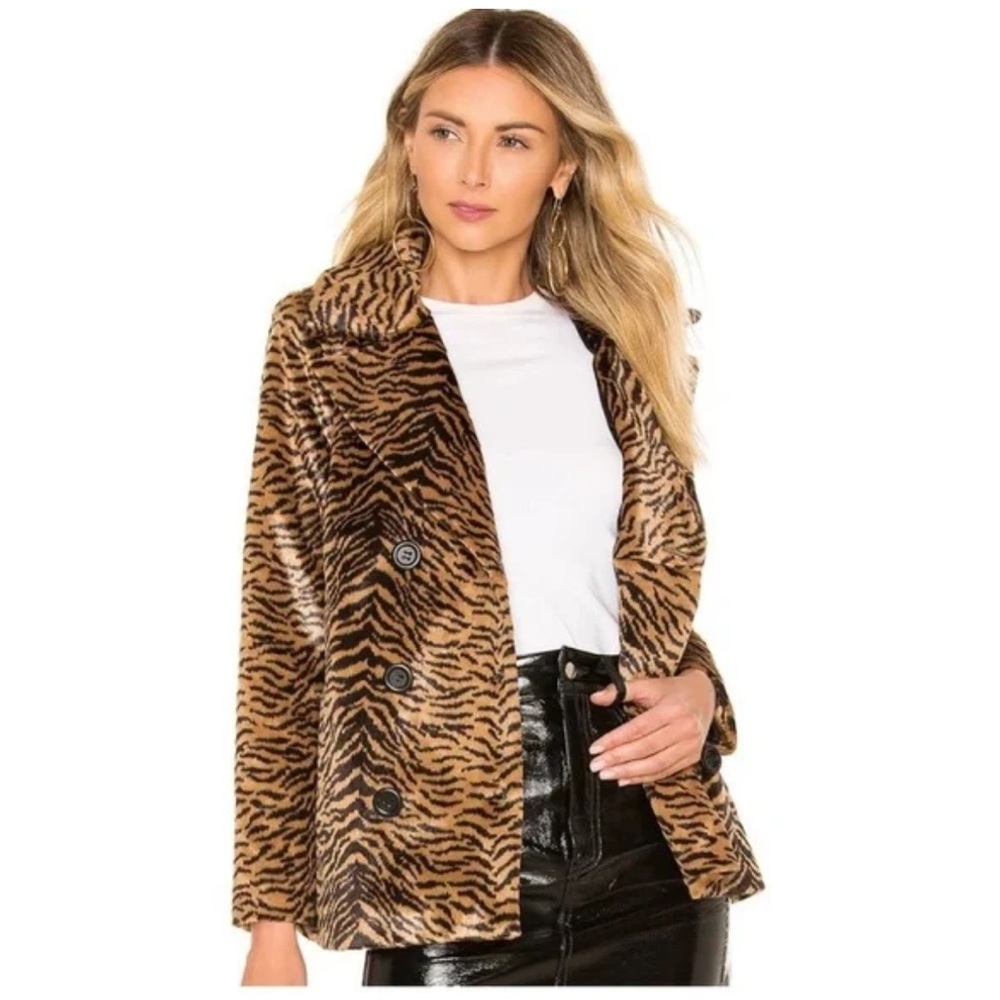 Women's Tiger Print Coat